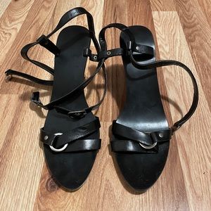 Unbranded Italian Leather Strappy Heels